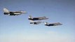 Watch US Air Force - F-16s and F-35s Fly in Formation