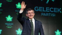 Gelecek Partisi, cumhurbaşkanı adaylarının Davutoğlu olduğunu duyurdu