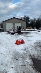 Scoring a Strike While Excavator Bowling