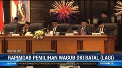 Ketua DPRD Sakit, Rapimgab Pemilihan Wagub DKI Jakarta Ditunda Lagi