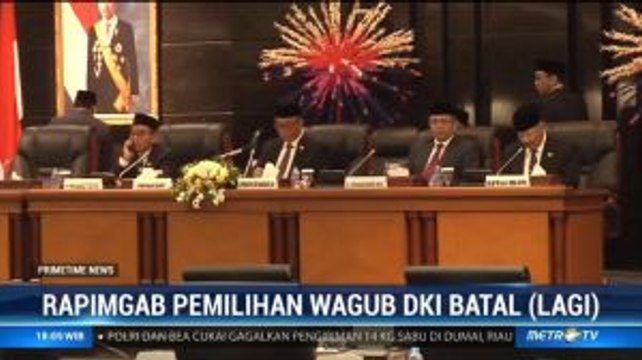 Ketua DPRD Sakit, Rapimgab Pemilihan Wagub DKI Jakarta Ditunda Lagi