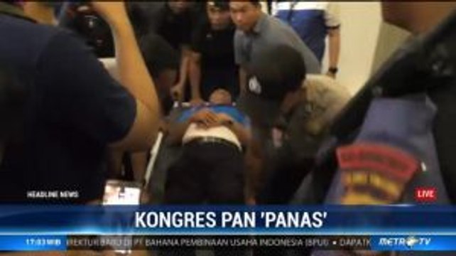 Satu Korban Ricuh Kongres PAN Luka Parah