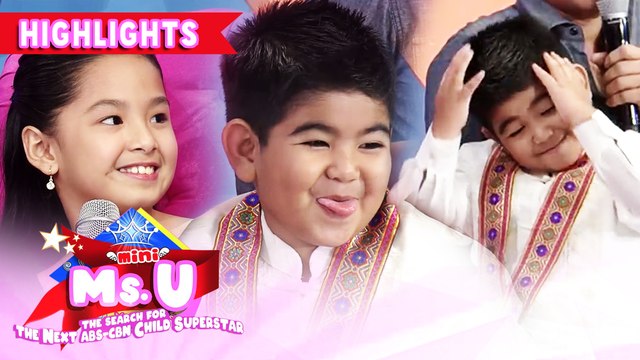 Yorme gets stunned by Krisha's cuteness | It's Showtime Mini Miss U