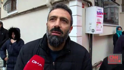 Yangın paniği kamerada