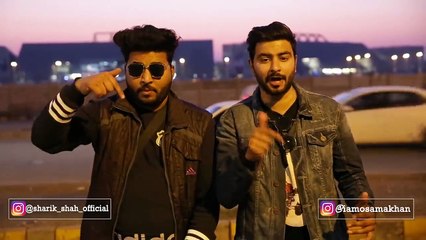 Blind Man Scaring People with his Stick on Road in Pakistan