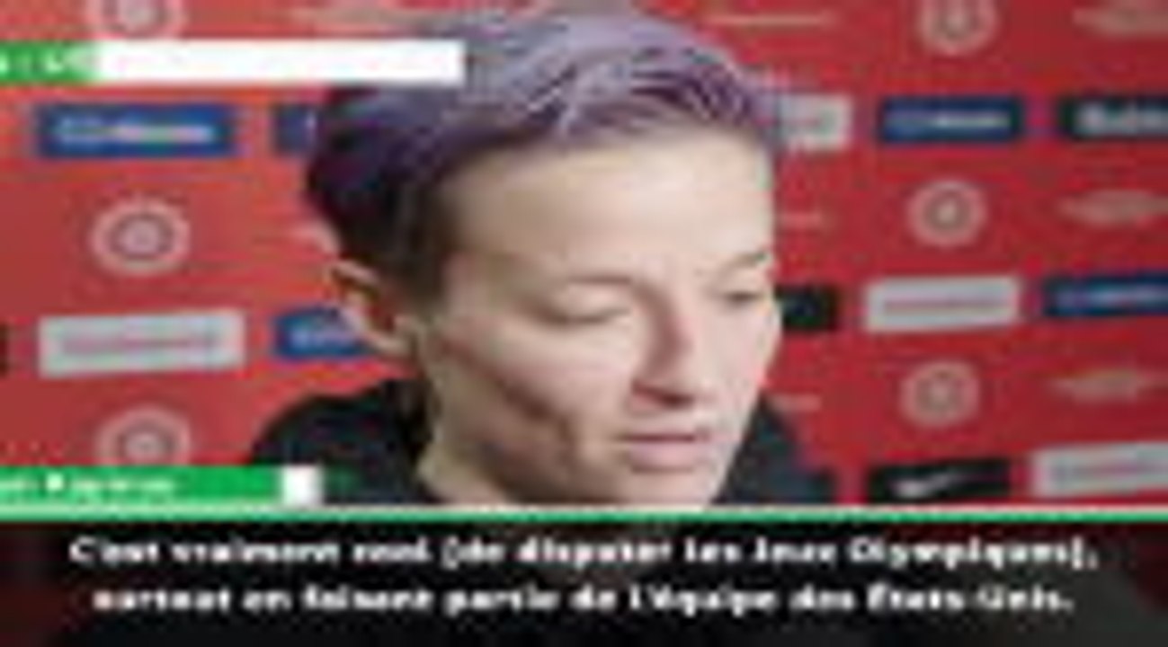 JO 2020 - Rapinoe : "Nous cherchons à nous racheter"