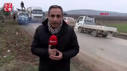 Suriyelilerin İdlib’den kaçışı!