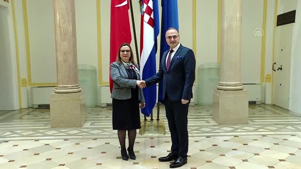 Bakan Pekcan, Hırvatistan Dışişleri ve AB İşleri Bakanı Radman ile görüştü
