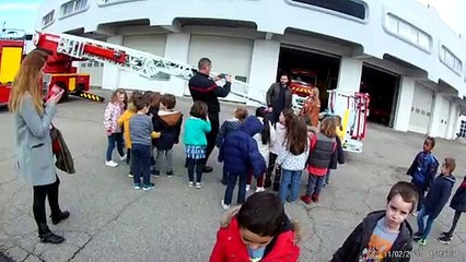 visite de la caserne de pompiers avignon