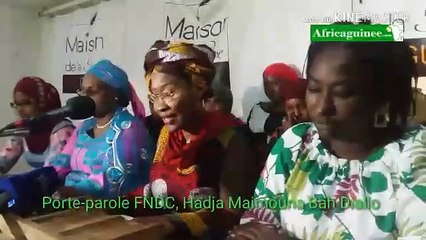 Les femmes du FNDC dénonce la "barbarie des autorités