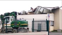 Coup de vent à Maizières-lès-Metz : la toiture de l’école maternelle Brieux arrachée