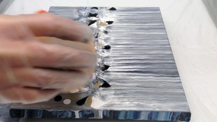 How to Drastically Transform a Painting  -  Autumn Melancholy  - Easy Acrylic Painting