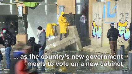 Street clashes as Lebanon parliament meets to vote on new cabinet