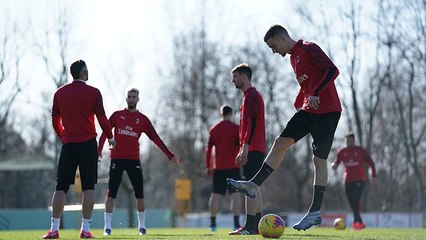 Technique and tactical drills for the Rossoneri