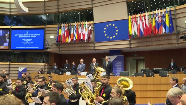 Puig y la música valenciana, protagonistas en el Comité de las Regiones