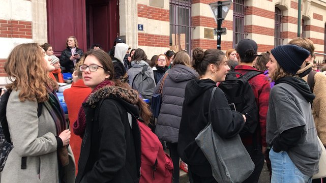 Blocus au lycée Guist’hau