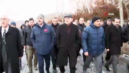 Bakan Soylu ve Kurum, tarihi Harput Mahallesi’nde incelemede bulundu