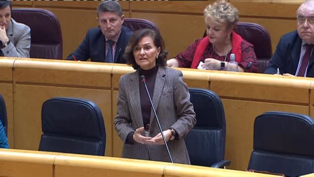 Calvo asegura en el Senado que el Gobierno elevará la Ley de Memoria Histórica a política de Estado