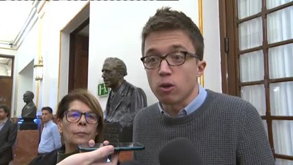 Errejón califica de "miseria moral" la relación que hace el PP de la eutanasia con el coste de la dependencia
