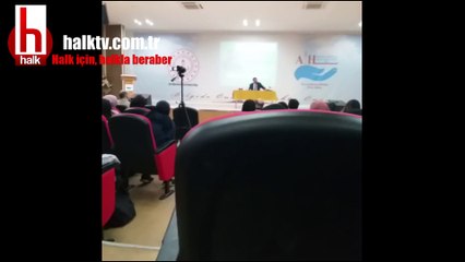 Öğrenciler imam hatip lisesine dinci yazarın konferansına götürüldü, kız-erkek farklı kapılardan sokuldu