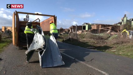 Lille : une tornade dévaste une exploitation agricole