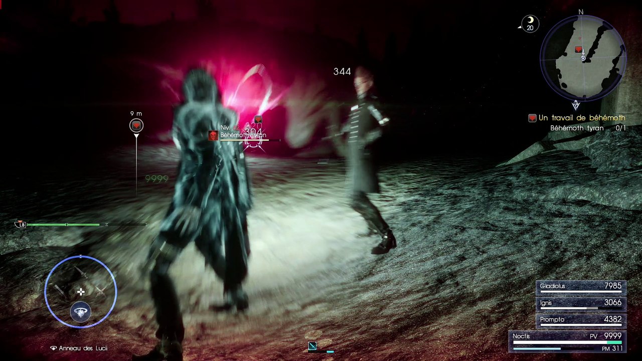 Final Fantasy XV (FF15) Un travail de Béhémoth