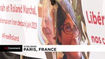 Paris: Akademisyenler İran'da tutuklu meslektaşları için toplandı