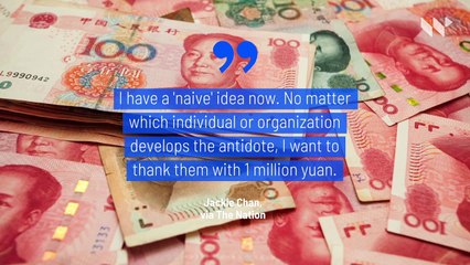 Jackie Chan Offers $140,000 Reward for Coronavirus Vaccine