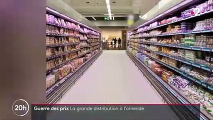 Guerre des prix : la grande distribution sanctionnée