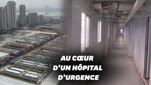 Coronavirus : voilà à quoi ressemble l'intérieur de l'hôpital construit en 10 jours en Chine