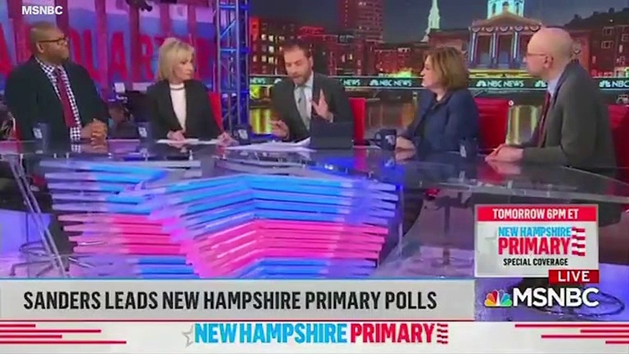 Chuck Todd On MSNBC Reads A Quote Comparing Bernie Sanders Supporters to 'Brownshirts'