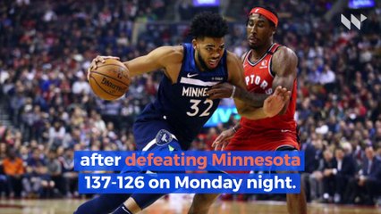 Raptors Extend Win Streak to 15 in D'Angelo Russell's Wolves Debut