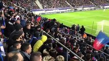 Belfort – Rennes en quart de finale de la Coupe de France au stade Bonal : les encouragements en début de match