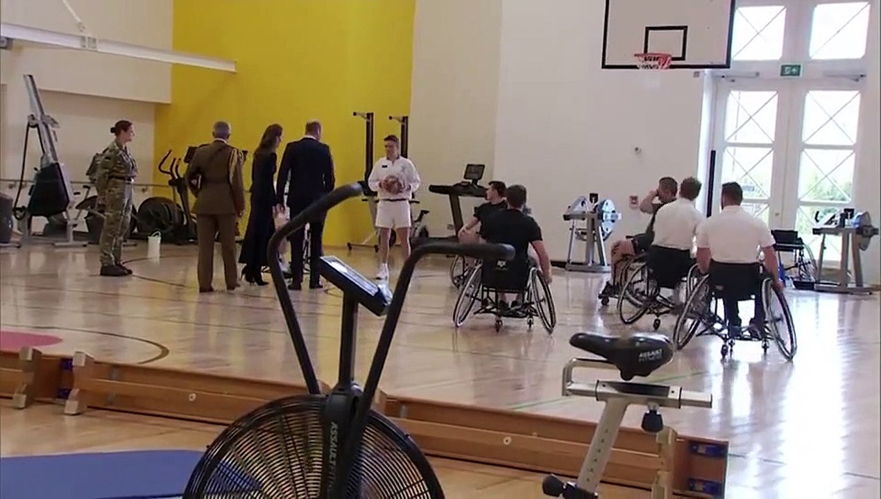 The Royal Family visit army center in Loughborough