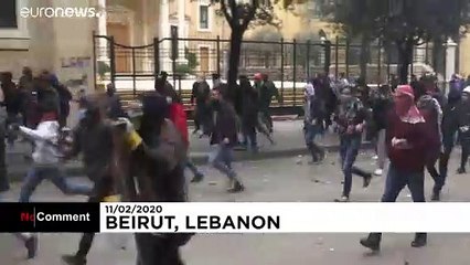 بيروت "ست دنيا" الاحتجاج..  صدامات بين مؤيدين ومعارضين للحكومة واشتباكات أخرى مع قوات الأمن