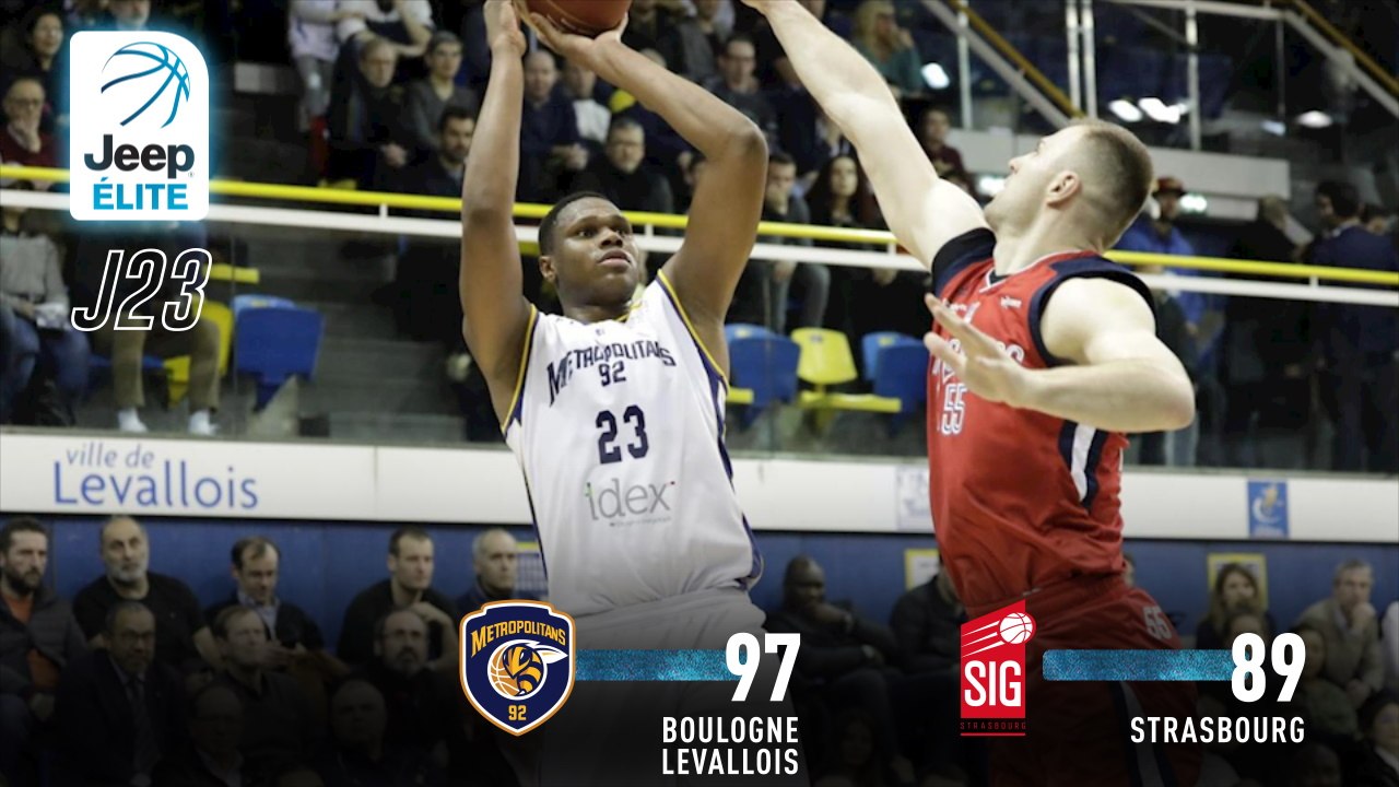 Jeep® ÉLITE : Boulogne-Levallois vs Strasbourg (J23)