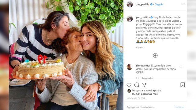 Fallece la madre de Paz Padilla a los 91 años