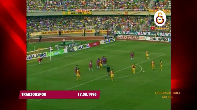 Cele mai frumoase goluri ale lui Gheorghe Hagi din Galatasaray