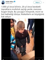 Titreye titreye montunu almayı bekleyen çocuk... Kelimeler kifayetsiz kalıyor.