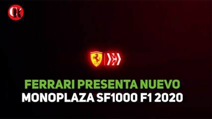 Ferrari presenta nuevo monoplaza para la F1 2020
