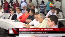 Presentan programa de créditos a productores agropecuarios de San Pedro Sula