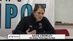 BC Women's Hockey Coach Katie Crowley Commends Goalie Kelly Pickreign