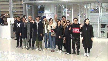 영화 '기생충' 배우들 귀국..."국민 응원 덕분" / YTN