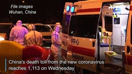 China virus death toll passes 1,110