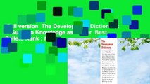 Full version  The Development Dictionary: A Guide to Knowledge as Power  Best Sellers Rank : #4