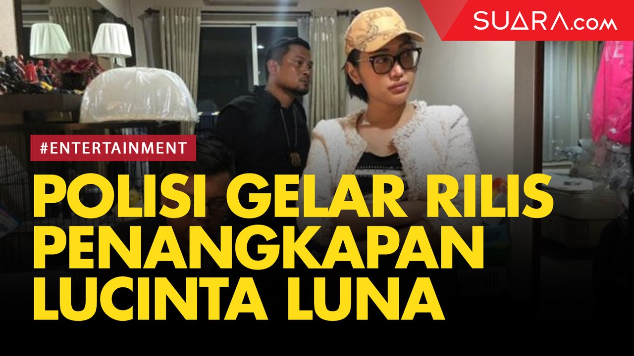 LIVE REPORT: Sebelum Dibawa ke Puslabfor, Polisi Gelar Rilis Penangkapan Lucinta Luna