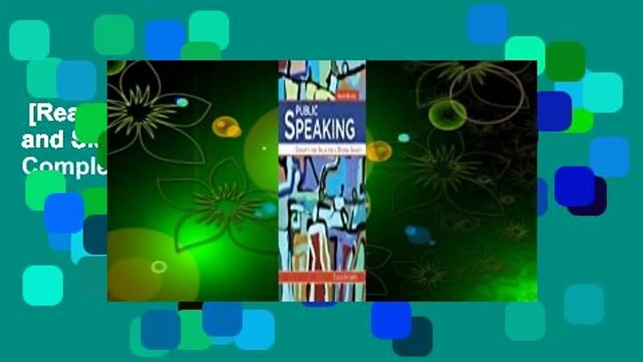 [Read] Public Speaking: Concepts and Skills for a Diverse Society Complete