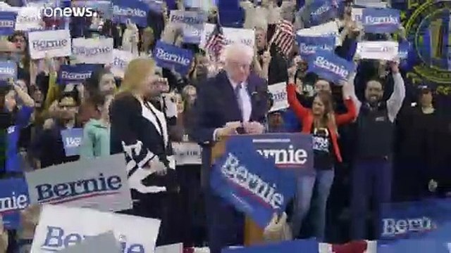 Bernie Sanders, dopé par sa victoire à la primaire démocrate, se voit déjà face à Trump