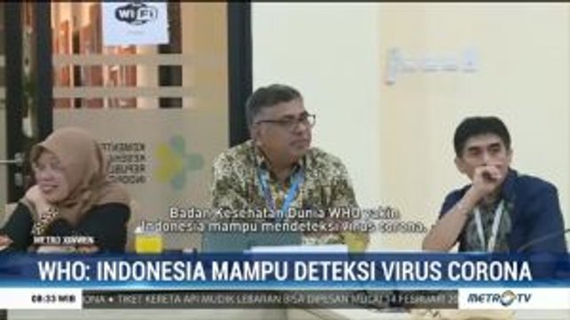 WHO: Indonesia Mampu Deteksi Virus Corona