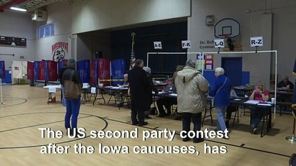Voting starts in New Hampshire Democratic primary